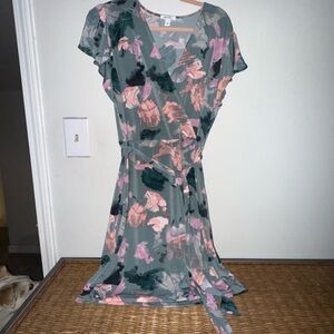 Nine West Multicolor Floral Mini Dress